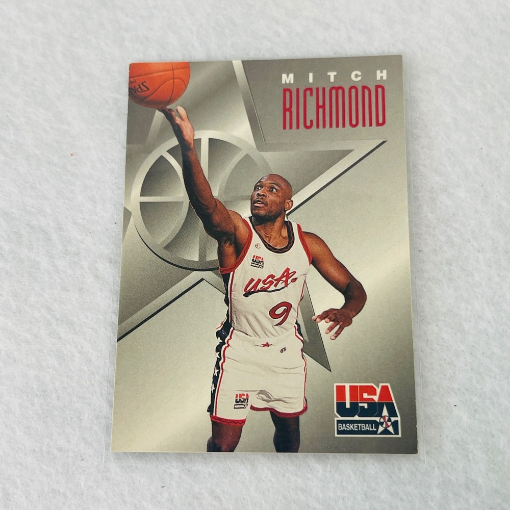 1996 SkyBox USA Basketball Mitch Richmond Texaco Card 9 NBA Shooting Guard